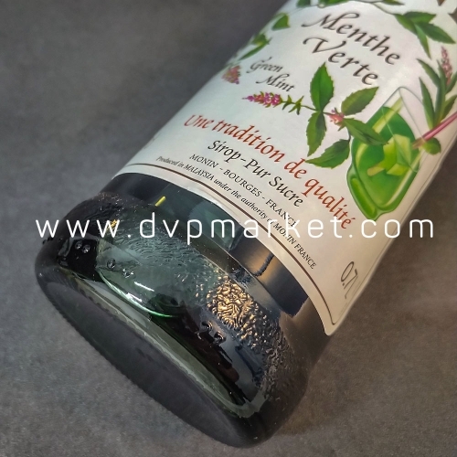Syrup Monin Green Mint 700ml - Bạc hà xanh
